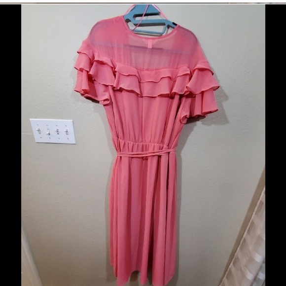 Lauren Conrad Ruffle Wrap Midi Dress - Picture 6 of 7